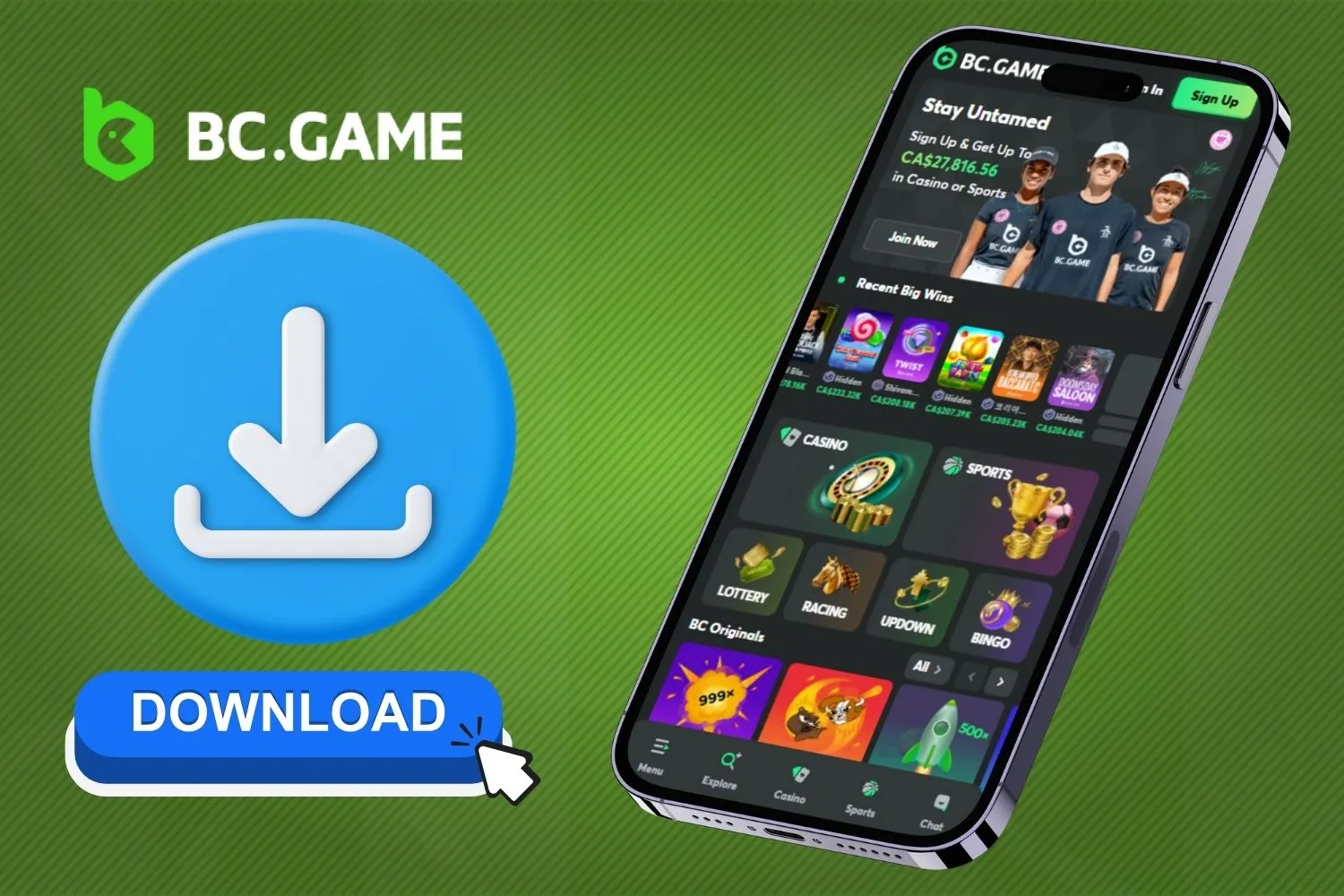 Mobile Access to BC Originals Game