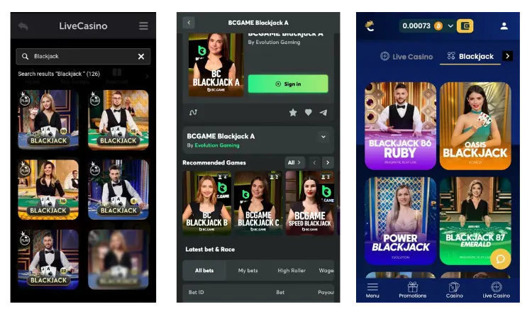 Popular Live Blackjack Variations on BC.Game — live blackjack Philippines