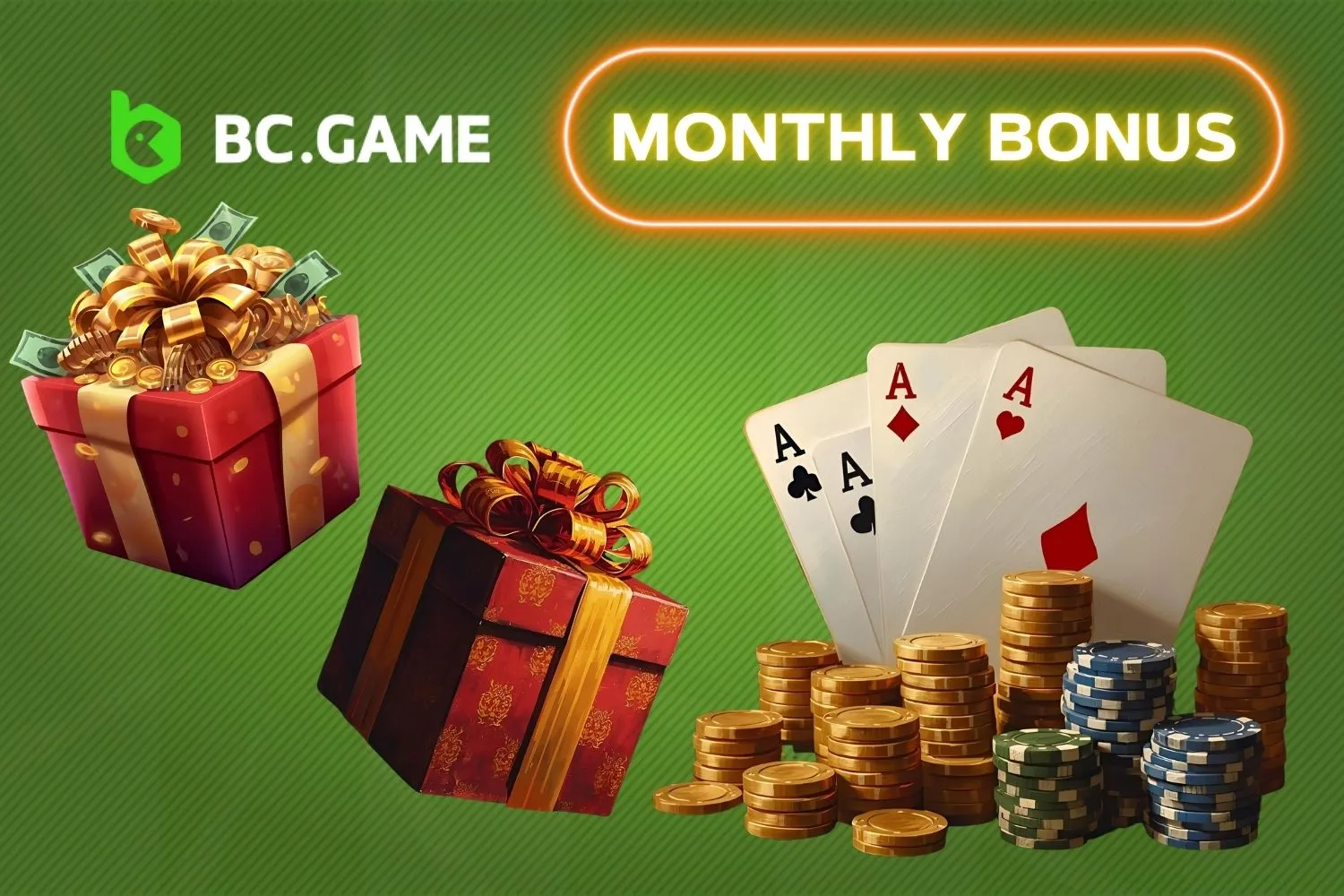 What is the BC Game Monthly Bonus?